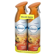 Load image into Gallery viewer, Febreze Odor-Eliminating Air Freshener, Hawaiian Aloha, Pack of 2, 8.8 oz each