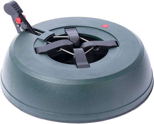 Gardenised Automatic Plastic Green Foot Pedal Christmas Tree Stand