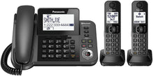 Load image into Gallery viewer, Panasonic KX-TGF382M DECT 2-Handset Landline Telephone