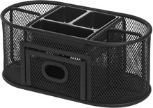 Load image into Gallery viewer, Lorell Black Mesh/Wire Desktop Organizer