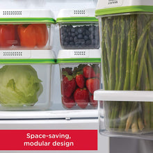 Load image into Gallery viewer, Rubbermaid FreshWorks Saver, Medium Short Produce Storage Containers