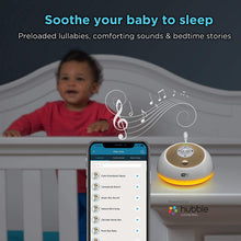 Load image into Gallery viewer, Motorola MBP163CONNECT Audio Baby Monitor - Wireless WiFi Smart Device for Toddlers, Infants, Nursery - with 10 Soothing Sounds, Lullaby, Audiobook - 2-Way Talk Intercom, 7 Night Light Color Options