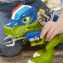 Load image into Gallery viewer, Playskool Heroes Chomp Squad Troopersaurus and Bobby Badge