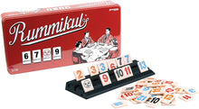 Load image into Gallery viewer, Rummikub in Retro Tin - The Original Rummy Tile Game by Pressman