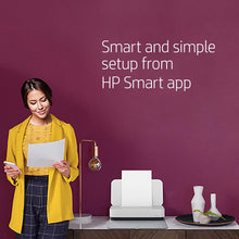 Load image into Gallery viewer, HP Tango X Smart Home Printer with Indigo Linen cover – Designed for your Smartphone with Remote Wireless Printing