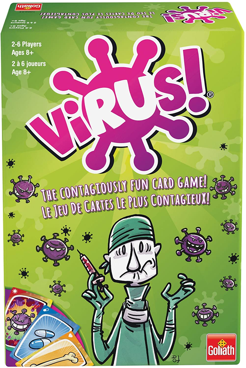 Goliath Virus Card Game The Contagiously Fun Card Game, Green (108644)