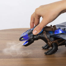 Load image into Gallery viewer, Dreamworks Dragons, Giant Fire Breathing Toothless, 20-inch Dragon with Fire Breathing Effects and Bioluminescent Color, for Kids Aged 4 and Up