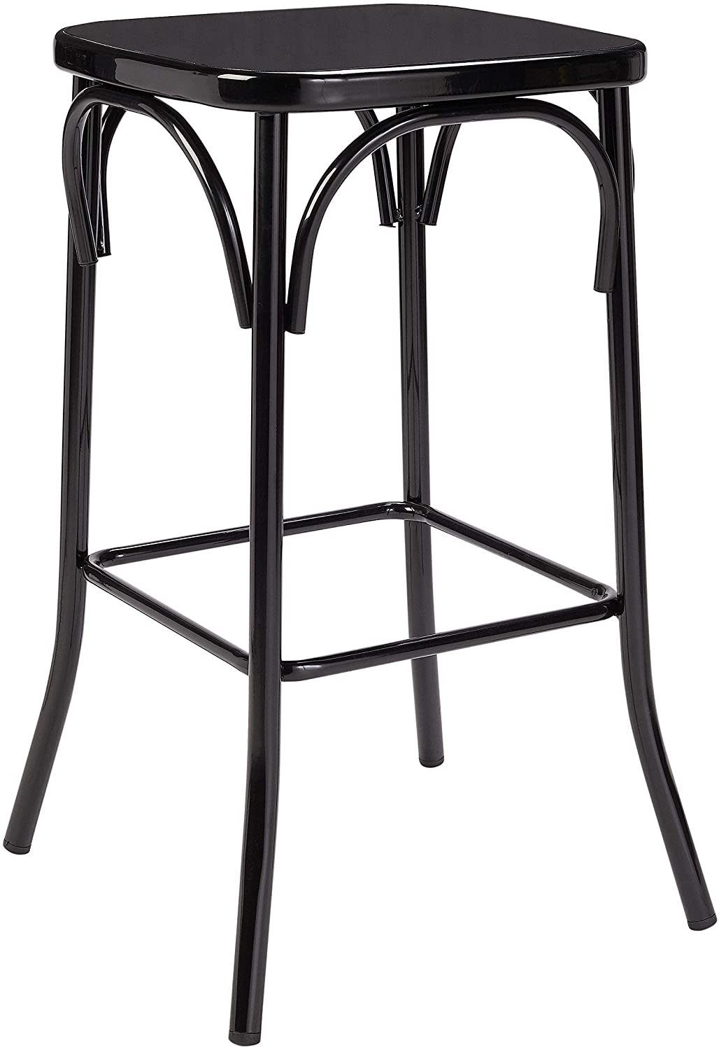 Better Homes & Gardens Matilda Backless Counter Stool (Black, 29