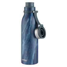 Load image into Gallery viewer, Contigo 2045468 Couture Vacuum-Insulated Stainless Steel Water Bottle, 20oz, Blue Slate