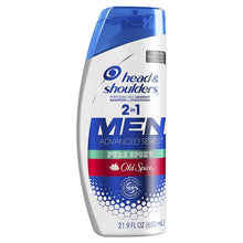 Load image into Gallery viewer, Head &amp; Shoulders Old Spice Pure Sport Dandruff 2 In 1 Shampoo &amp; Conditioner, 21.9 Fl Oz