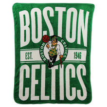 Load image into Gallery viewer, The Northwest Company NBA Boston Celtics Micro Raschel Throw, One Size, Multicolor