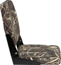 Load image into Gallery viewer, Attwood Folding Boat Seat - Low-Back Padded, High-Impact Plastic Frame