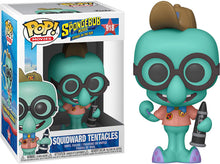 Load image into Gallery viewer, Squidward Tentacles: Funk o Pop! Animation Vinyl Figure Bundle with 1 Compatible 'ToysDiva' Graphic Protector (918 - 47164 - B)