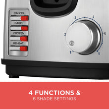 Load image into Gallery viewer, Black &amp; Decker T2707S 2-Slice Stainless-Steel Toaster