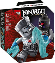 Load image into Gallery viewer, LEGO NINJAGO Epic Battle Set – Zane vs. Nindroid 71731 Building Kit; Ninja Toy Playset Featuring a Spinning Battle Toy, New 2021 (56 Pieces)