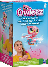 Load image into Gallery viewer, Owleez, Flying Baby Owl Interactive Toy with Lights &amp; Sounds (Pink), for Kids Aged 6 &amp; Up