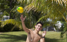 Load image into Gallery viewer, Geyser Guys Water Football Splash Ball Pool &amp; Beach Toy (Color May Vary)