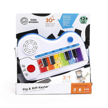 Load image into Gallery viewer, Baby Einstein Flip &amp; Riff Keytar Musical Guitar and Piano Toddler Toy with Lights and Melodies, Ages 12 months and up