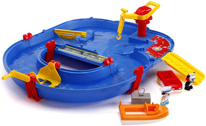 Jada Toys AquaPlay Ryan's World Water Playset, Indoor and Outdoor Water Toy, Red and Blue Water Table, 2 Characters, 2 Boats Included