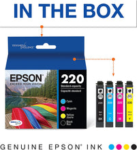 Load image into Gallery viewer, Epson T220120-BCS-FF 220 DURABrite Ultra color Multi-Pack Ink Cartridges Standard-Capacity