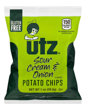 Load image into Gallery viewer, Utz Potato Chips, Barbeque – 1 oz. Bags (60 Count) – Crispy Potato Chips Made from Fresh Potatoes, Crunchy Individual Snacks to Go, Cholesterol Free,