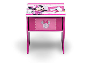 Delta Children Side Table with Storage, Disney Minnie Mouse