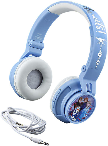 eKids Frozen Bluetooth Headphones Disney Movie Wireless Kid Anna & Elsa Graphics