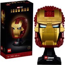 Load image into Gallery viewer, LEGO Marvel Avengers Iron Man Helmet 76165; Brick Iron Man-Mask for-Adults to Build and Display, Creative Challenge for Marvel Fans, New 2020 (480 Pieces)