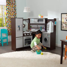 Load image into Gallery viewer, KidKraft Ultimate Corner Play Kitchen with Lights &amp; Sounds