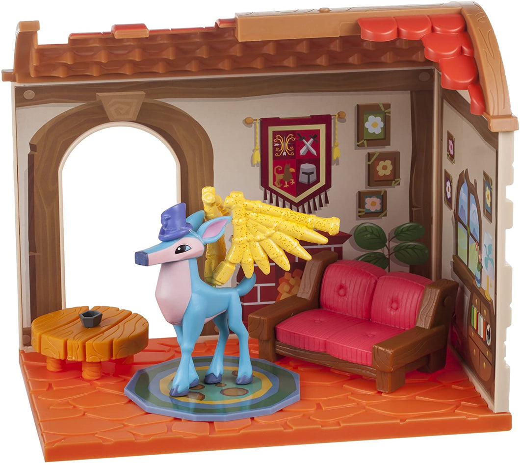 Animal Jam Small House Den with Limited Edition Winged Deer Playset