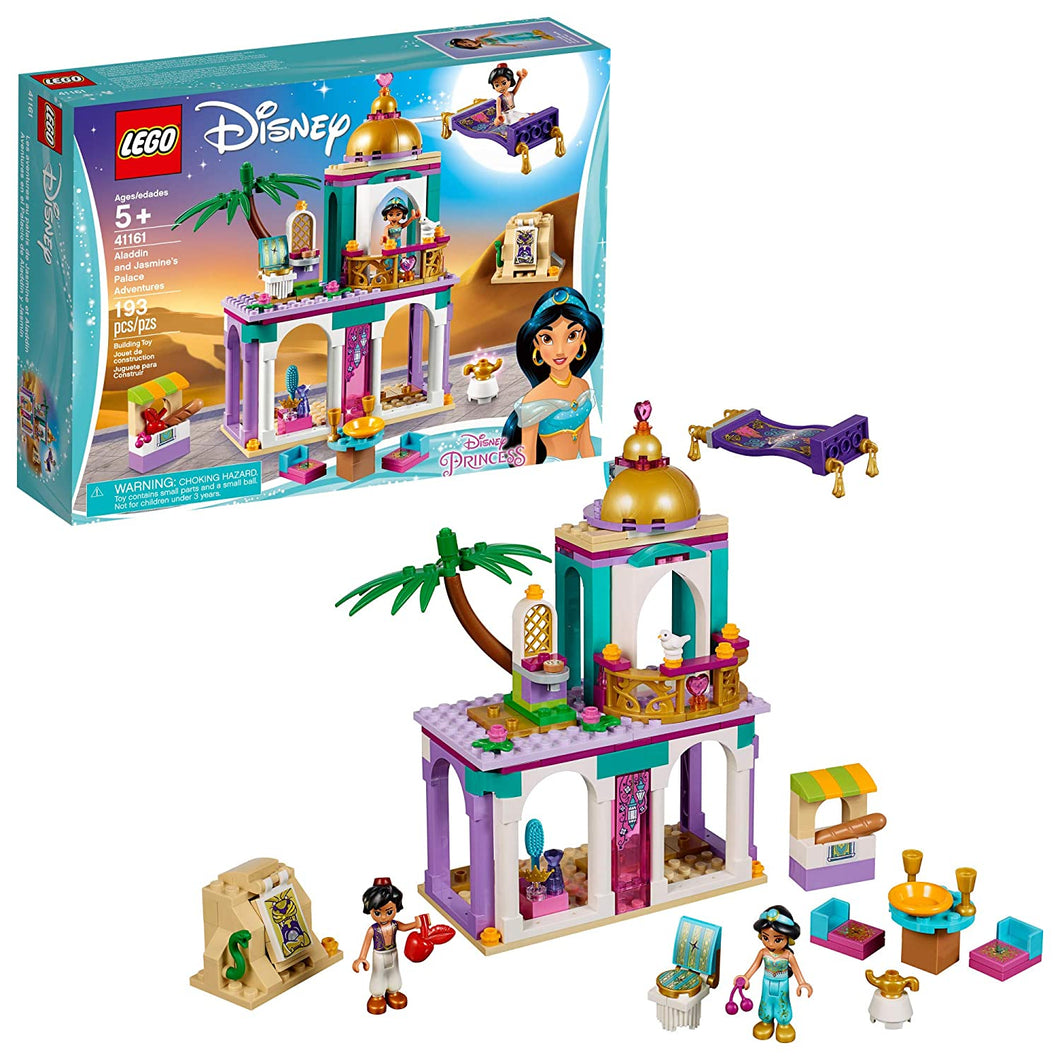 LEGO Disney Aladdin and Jasmine’s Palace Adventures 41161 Building Kit, New 2019 (193 Pieces)