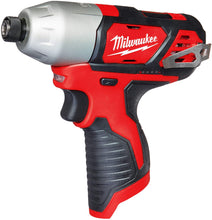 Load image into Gallery viewer, Milwaukee 2494-22 M12 Cordless Combination 3/8" Drill / Driver and 1/4" Hex Impact Driver Dual Power Tool Kit (2 Lithium Ion Batteries, Charger, and Bag Included)