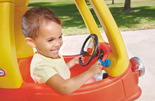 Load image into Gallery viewer, Little Tikes Cozy Coupe | Foot-Power Car (Red and Yellow) Includes Working Doors, Steering Wheel with Working Horn, Gas Cap, Ignition Switch | For Boys and Girls Active Play Ages 18 Months to 5 Years