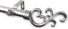 Load image into Gallery viewer, Rod Desyne Madeline Curtain Rod, 28-48", Black