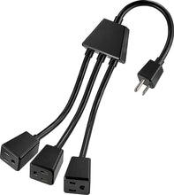 Load image into Gallery viewer, Insignia - 3 Plug Outlet Saver - Black