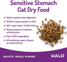 Load image into Gallery viewer, Halo Natural Dry Cat Food Sensitive Stomach Seafood Medley