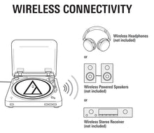 Load image into Gallery viewer, Audio Technica AT-LP60BK-BT Fully Automatic Bluetooth Wireless Belt-Drive Stereo Turntable, Black