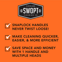 Load image into Gallery viewer, SWOPT 24” Floor Squeegee Head – Squeegee Head for Use on Smooth and Textured Surfaces – Interchangeable with Other SWOPT Products for More Efficient Cleaning and Storage, Head Only, Handle Sold Separately, 5135C6
