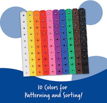 Load image into Gallery viewer, Learning Resources MathLink Cubes, Homeschool, Educational Counting Toy, Math Blocks, Linking Cubes, Early Math Skills, Math Cubes Manipulatives, Set of 100 Cubes, Easter Gifts for Kids, Ages 5+