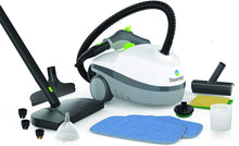 Load image into Gallery viewer, Steamfast SF-370 Canister Cleaner with 15 Accessories-All-Natural, Chemical-Free Pressurized Steam Cleaning for Most Floors, Counters, Appliances, Windows, Autos, and More, 64 inches, White