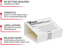 Load image into Gallery viewer, Victor M309 72 Pack Insect &amp; Mouse Glue Board, White