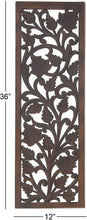 Load image into Gallery viewer, Deco 79 96077 Wood Wall Panel, 12&quot; x 36&quot;