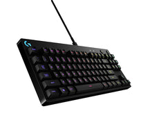 Load image into Gallery viewer, Logitech G Pro Mechanical Gaming Keyboard, 16.8 Million Colors RGB Backlit Keys, Ultra Portable Design, Detachable Micro USB Cable
