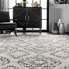 Load image into Gallery viewer, nuLOOM Vasiliki Moroccan Tribal Shag Area Rug