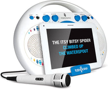 Load image into Gallery viewer, Singing Machine iSM398BG Tabeoke Portable Bluetooth Karaoke System