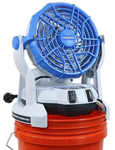 Load image into Gallery viewer, Arctic Cove MBF0181 18V Lithium Ion Powered Cooling Bucket Top Variable Speed Fan and Water Mister (18V Battery and Charger Included, 5 Gallon Bucket Not Included)