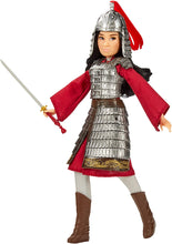Load image into Gallery viewer, Disney Mulan and Xianniang Dolls with Helmet, Armor, and Sword, Inspired by Disney&#39;s Mulan Movie, Toy for Kids and Collectors