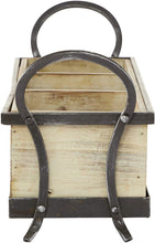 Load image into Gallery viewer, Deco 79 54419 Wood Metal Tray 22&quot; W, 8&quot; H