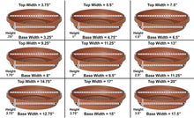 Load image into Gallery viewer, Bloem Terra Plant Saucer Tray for Planters 17-24&quot; Chocolate Brown
