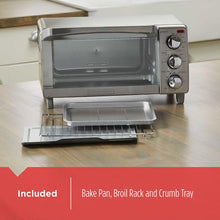 Load image into Gallery viewer, BLACK+DECKER 4-Slice Toaster Oven with Natural Convection, Stainless Steel, TO1760SS